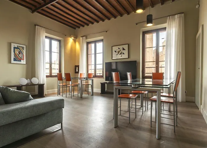 Apartment Torre Dei Lambertini Windows On Piazza Del Campo - Residenza D'epoca Siena