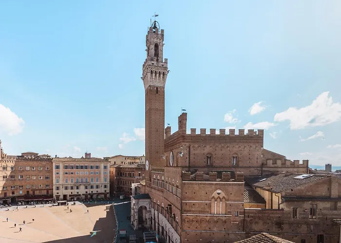 Torre Dei Lambertini Windows On Piazza Del Campo - Residenza D'epoca Apartamento Siena